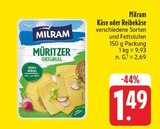 EDEKA Steinbach - Käse oder Reibekäse Angebot im Prospekt Käse oder Reibekäse bei EDEKA im Steinbach Prospekt für 1,49 €