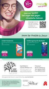 Aktueller mea - meine apotheke Prospekt "Unsere Januar-Angebote" für Vilsbiburg Aktueller mea - meine apotheke Prospekt für Vilsbiburg mit Seiten
