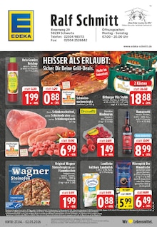 Bitburger im EDEKA Prospekt "Aktuelle Angebote" mit 24 Seiten (Schwerte (Hansestadt an der Ruhr))