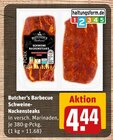 Schweine-Nackensteaks Angebote von Butcher’s Barbecue bei REWE Neustadt für 4,44 €