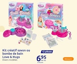 Kit créatif savon ou bombe de bain - LOVE & HUGS en promo chez Action Bordeaux à 6,95 €