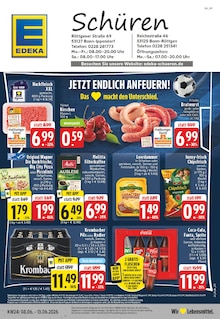 Aktueller EDEKA Prospekt "Aktuelle Angebote" für Bonn Aktueller EDEKA Prospekt für Bonn mit Seiten
