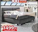 Aktuelles Boxspringbett „MR SB 01“ Angebot bei Segmüller in Nürnberg ab 1.499,00 €
