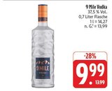 Vodka im Angebot bei EDEKA in Zwickau Vodka Angebote von 9 Mile bei EDEKA Zwickau für 9,99 €