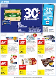 Prix et réduction Activia dans le prospectus Carrefour en cours Offre Activia dans le catalogue Carrefour du moment à la page 42