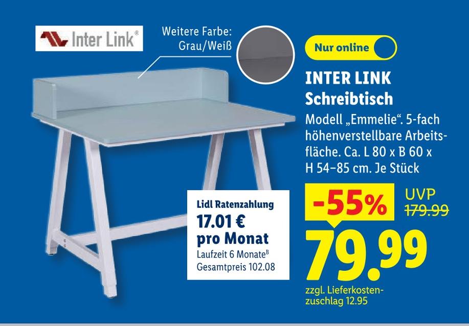 Schreibtisch Modell Emmelie