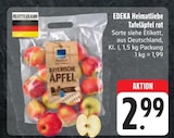 Aktuelles Heimatliebe Tafeläpfel rot Angebot bei E center in Fürth ab 2,99 €