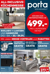 Aktueller porta Möbel Prospekt mit Küchenmöbel, "ALL-INCUSIVE-KÜCHENMESSE", Seite 1