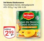 Obstkonserve im Angebot bei GLOBUS in Ludwigshafen Obstkonserve Angebote von Del Monte bei GLOBUS Ludwigshafen für 2,99 €