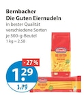 Die Guten Eiernudeln von Bernbacher im aktuellen V-Markt Prospekt für 1,29 €