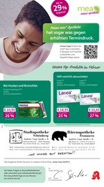 mea - meine apotheke Apotheken Prospekt der aktuellen Woche mit 4 Seiten, gültig von 01.02.2026 bis 28.02.2026, in Schömberg und Umgebung Aktueller mea - meine apotheke Apotheken Prospekt in Schömberg und Umgebung, "Unsere Februar-Angebote" mit 4 Seiten, 01.02.2026 - 28.02.2026