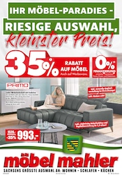 Aktueller Möbel Mahler Siebenlehn Prospekt mit Wohnlandschaft, "IHR MÖBEL-PARADIES - RIESIGE AUSWAHL, kleinster Preis!", Seite 1