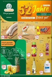 GLOBUS Supermarkt Prospekt der aktuellen Woche mit 40 Seiten, gültig von 31.08.2026 bis 05.09.2026, in Kröv und Umgebung Aktueller GLOBUS Supermarkt Prospekt in Kröv und Umgebung, "Aktuelle Angebote" mit 40 Seiten, 31.08.2026 - 05.09.2026