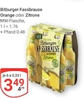 Aktuelle Bitburger Angebote bei GLOBUS in Viersen Aktuelles Fassbrause Orange Angebot bei GLOBUS in Viersen ab 3,49 €
