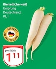 GLOBUS Forchheim - Bierrettiche weiß Angebot im Prospekt Bierrettiche weiß bei GLOBUS im Forchheim Prospekt für 1,11 €