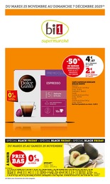 Catalogue Bi1 à Clamecy, avec 36 pages Prospectus Bi1 à Clamecy, "bi1 supermarché", 36 pages, 25/11/2025 - 07/12/2025