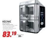 Doppel-Heißluftfritteuse von KOENIC im aktuellen MediaMarkt Saturn Prospekt für 83,19 €