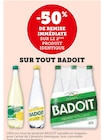 Promo -50% de remise immédiate sur le 2ème produit identique sur tout Badoit à  dans le catalogue Super U à Huningue