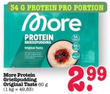 Aktuelles Protein Grießpudding Original Taste Angebot bei EDEKA in Offenbach (Main) ab 2,99 €