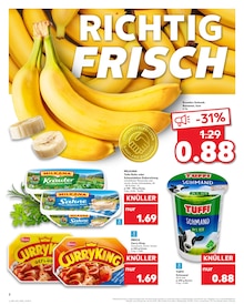 Bananen im Kaufland Prospekt "Aktuelle Angebote" mit 82 Seiten (Bielefeld)
