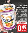 Aktuelles Der Große Bauer Joghurt Pfirsich-Maracuja Angebot bei E center in Koblenz ab 0,49 €