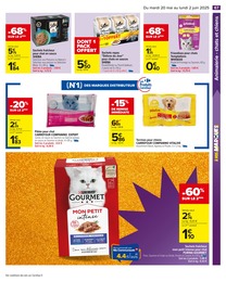 Prix et réduction Gourmet dans le prospectus Carrefour en cours Offre Gourmet dans le catalogue Carrefour du moment à la page 69