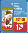 Kinder Maxi King im ALDI Nord Prospekt Kinder Maxi King von FERRERO im aktuellen ALDI Nord Prospekt für 1,29 €
