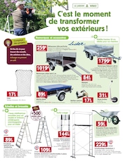 Promos Escabeau dans le catalogue "ON M quand vos projets d'été prennent vie" de LaMaison.fr Escabeau en promo dans le catalogue LaMaison.fr à la page 10