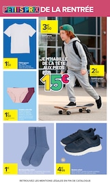 Chaussures en promo dans le catalogue Carrefour à la page 65