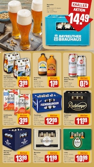 Bier im REWE Prospekt "Dein Markt" mit 28 Seiten (Gießen)