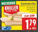 Steinbeißerfilet Angebote bei EDEKA Marl für 1,79 €