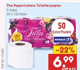 The Papermakers Toilettenpapier Angebote bei Netto Marken-Discount Chemnitz für 6,99 €