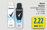 Deospray Angebote von Rexona bei diska Chemnitz für 2,22 €