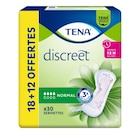 Protection hygiénique pour fuites urinaires - TENA DISCREET en promo chez Carrefour Protection hygiénique pour fuites urinaires - TENA DISCREET dans le catalogue Carrefour