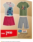 Pyjashort enfant - Disney / Naruto Shippuden en promo chez Cora Nancy à 7,50 €