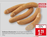 Marktkauf Laufach - Delikatess Käseknacker Angebot im Prospekt Delikatess Käseknacker bei Marktkauf im Laufach Prospekt für 1,29 €