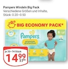 Aktuelle Pampers Angebote bei GLOBUS in Rostock Aktuelles Pampers Windeln Big Pack Angebot bei GLOBUS in Rostock ab 14,99 €
