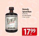 Aktuelles Remedy Spiced Rum Angebot bei famila Nordost in Lübeck ab 17,99 €