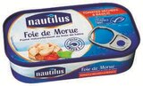Foie de morue au poivre et au laurier - Nautilus - Super U à Carcassonne Foie de morue au poivre et au laurier - Nautilus en promo chez Super U Carcassonne à 3,64 €
