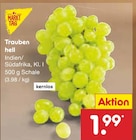 Trauben hell Angebote von MARKT TAG bei Netto Marken-Discount Duisburg für 1,99 €