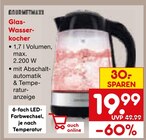 Aktuelles Glas-Wasserkocher Angebot bei Netto Marken-Discount in Essen ab 19,99 €