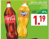 Coca-Cola, Fanta, Sprite Angebote von Coca-Cola bei Marktkauf Coesfeld für 1,19 €