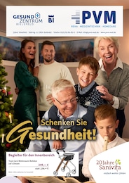 PVM GmbH Patienten Versorgung Management Prospekt für Bielefeld mit 6 Seiten PVM GmbH Patienten Versorgung Management Prospekt für Bielefeld: "Schenken Sie Gesundheit!", 6 Seiten, 12.11.2025 - 31.01.2026