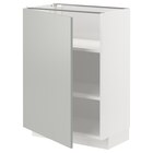 Unterschrank mit Böden weiß/Havstorp hellgrau 60x37 cm von METOD im aktuellen IKEA Prospekt für 74,00 €