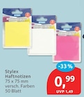 Haftnotizen im Angebot bei budni in Berlin Haftnotizen Angebote von Stylex bei budni Berlin für 0,99 €