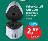 Grip 2001 Dreifach-Spitzdose von Faber-Castell im aktuellen budni Prospekt