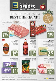 Aktueller EDEKA Prospekt "Aktuelle Angebote" Seite 1 von 28 Seiten für Moers