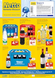 Netto Marken-Discount Prospekt "DER ORT, AN DEM DU IMMER AUSGEZEICHNETE PREISE FINDEST." mit  Seiten (Regensburg)