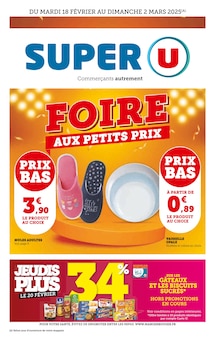 Prospectus Super U en cours, "FOIRE AUX PETITS PRIX", page 1 sur 44