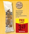 Saucisson Lorrain - Pays Gourmand - Aldi Saucisson Lorrain - Pays Gourmand à 3,49 € dans le catalogue Aldi